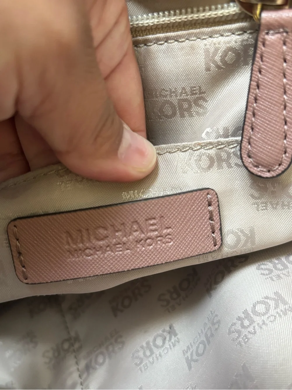 Michael Kors structured dome